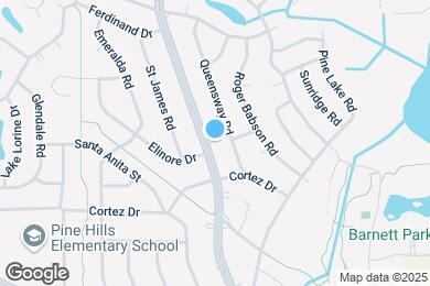 Map image of the property - 1213 N Pine Hills Rd