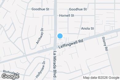 Map image of the property - 11330 La Mirada Blvd.
