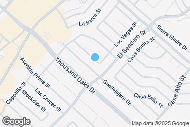 Map image of the property - 4558 Los Ranchitos St