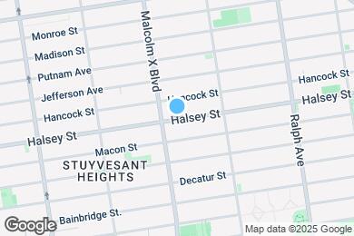 Map image of the property - 607 Halsey St