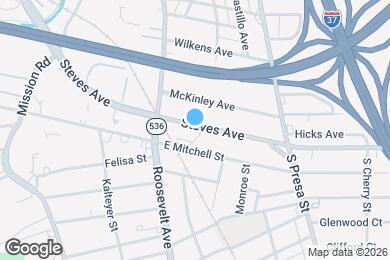 Map image of the property - 840 Steves Ave