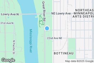 Map image of the property - Bottineau on the River