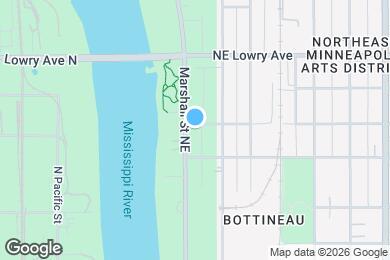 Map image of the property - The Bottineau on the River
