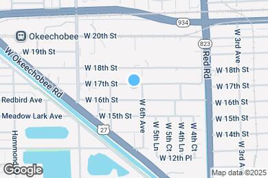Map image of the property - 628 W 17th St