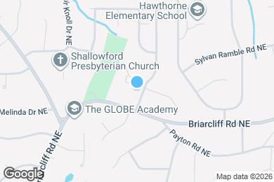 Map image of the property - 2418 Brookdale Dr NE