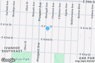 Map image of the property - 4119 Montgall Ave