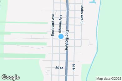 Map image of the property - 1700 California Ave S