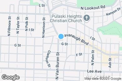 Map image of the property - 803 N Van Buren St