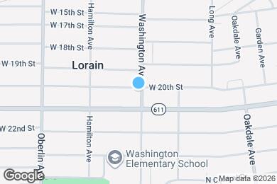 Map image of the property - 1001 W 20th St
