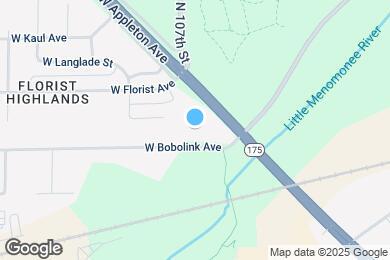 Map image of the property - 10628 W Bobolink Ave