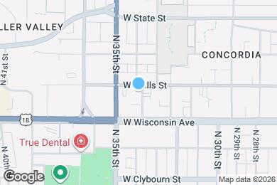 Map image of the property - 3401 W Wells St