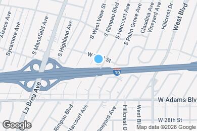 Map image of the property - 2325 S Harcourt Ave