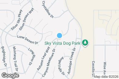 Map image of the property - 9696 Canyon Meadows Dr
