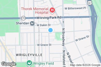 Map image of the property - 3849 N Fremont St