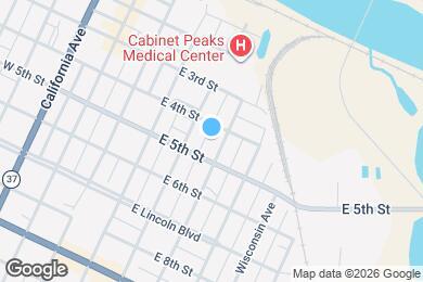 Map image of the property - 410 Dakota Ave