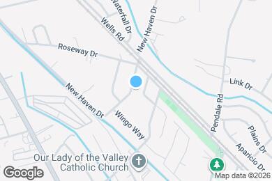 Map image of the property - 226 New Haven Dr