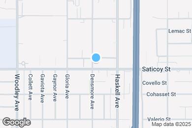 Map image of the property - 15755 Saticoy St