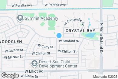 Map image of the property - 1332 W Straford Dr