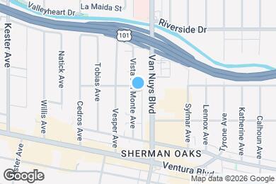 Map image of the property - 4550 Vista del Monte Ave