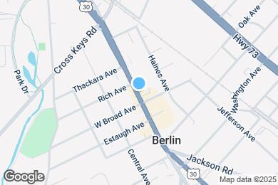 Map image of the property - 105 S White Horse Pike