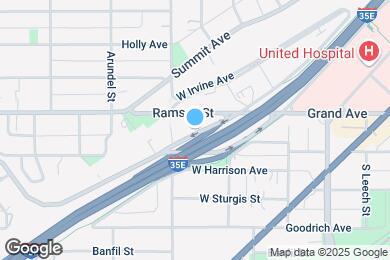 Map image of the property - 351 Grand Ave