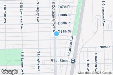 Map image of the property - 8917 S Cottage Grove Ave