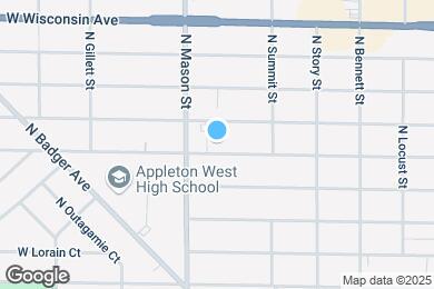 Map image of the property - 1212 W Winnebago St