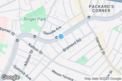 Map image of the property - 1316 Commonwealth Ave