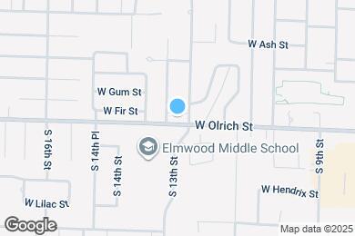 Map image of the property - 1309 W Olrich St