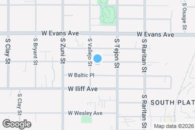 Map image of the property - 2184 W Warren Ave