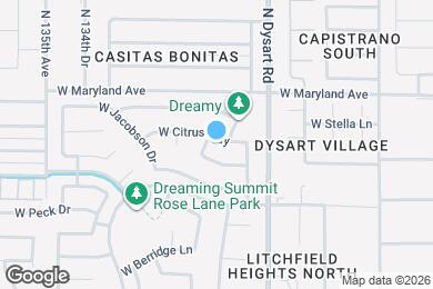 Map image of the property - 13133 W Citrus Way