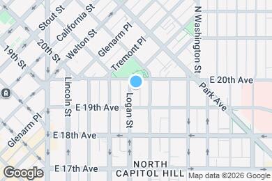 Map image of the property - 1950 N Logan St