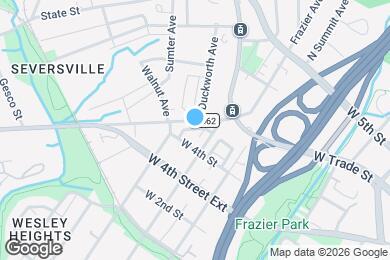 Map image of the property - 1620 Walnut View Dr