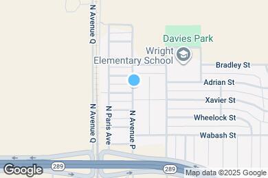Map image of the property - 2520 N Ave O
