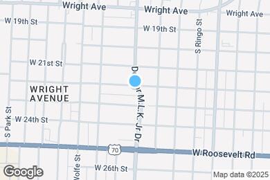 Map image of the property - 1501 W 22nd St