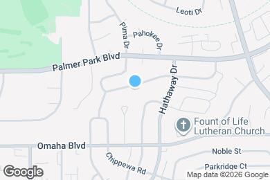 Map image of the property - 6475 Pawnee Cir