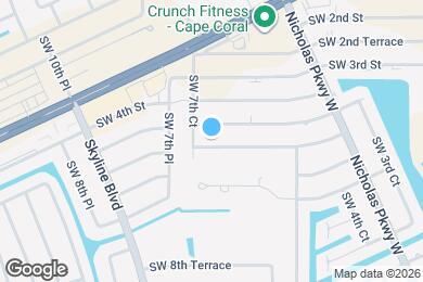 Map image of the property - 713 SW 4th Terrace