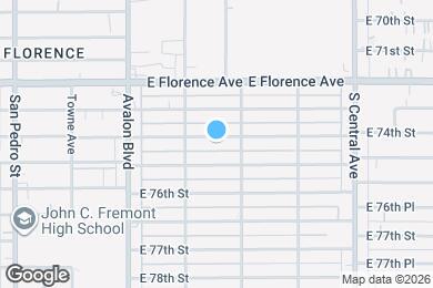 Map image of the property - 732 E 74th St