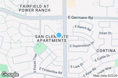 Map image of the property - San Clemente Apartments