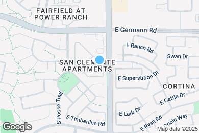 Map image of the property - San Clemente at Power Ranch