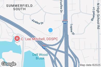 Map image of the property - 6726 Oak Lake Dr