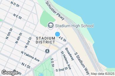 Map image of the property - 25 N Broadway St