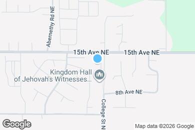 Map image of the property - 935 College Ln NE