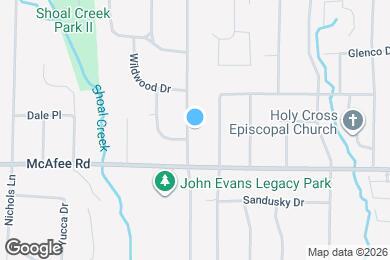 Map image of the property - 1972 Glendale Dr