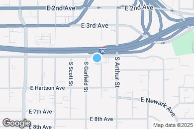Map image of the property - 5th & Conklin Townhomes