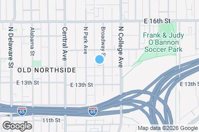 Map image of the property - 1408 Broadway St