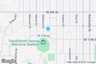 Map image of the property - 1021 Illinois St