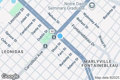 Map image of the property - 8010 S Claiborne Ave