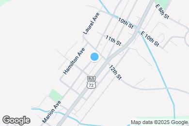 Map image of the property - 1207 Holly Ave