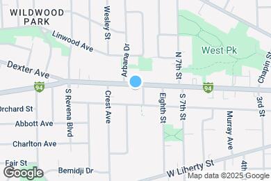 Map image of the property - 1111 W Huron St